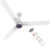Polycab Wizzy Neo LED 2.0100% CopperHigher Air DeliveryLED Indicator with 3 Year Warranty BLDC Motor with Remote 1200 mm Ceiling Fan(5 Star | White Rosegold | Pack of 1)