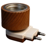 Rexivo Sheesham Wooden Kapoor Dani | Night Camphor Diffuser| Bakhoor Burner| Electric Incense Burner |Dhoop Dani For Home, Office Daily Use