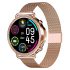 Vibez By Lifelong Smart Watch For Women 1.28″ Amoled Always On Display, Bluetooth Calling, Voice Assistance, 60Hz Refresh Rate, 600 Nits, Health Tracker, Leather & Silicone Straps (Glam Series)