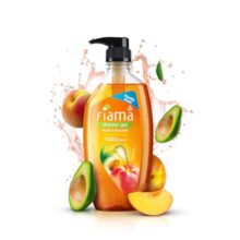 Fiama Body Wash Shower Gel Peach & Avocado, 750Ml Family Pack, Body Wash For Women And Men With Skin Conditioners For Soft & Moisturised Skin, Suitable For All Skin Types