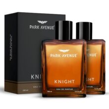 Park Avenue Luxury Perfume Gift Set for Men | 2 x 100ml | Knight | Long Lasting EDP | Bergamot | Black Pepper | Sweet Orange | Geranium | Premium Fragrance