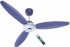 ACTIVA GRACIA 1200 mm 3 Blade Ceiling Fan(BLDC Motor with Remote | SILVER BLUE | Pack of 1)