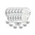 La Opala Diva Classique Collection Opal Glass Crockery | for Family of 6 | Dinner Set 19 pcs Mystrio Black | Plates & Bowls for Dining | Microwave Safe | 100% Vegetarian | Extra Strong | White