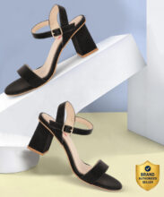 Bata Women Heels(Black , 6)