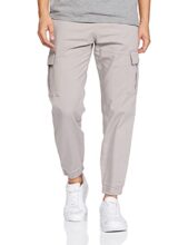 Amazon Brand – Symbol Men’s Stretchable Cargo Jogger Pants | Chinos | Casual Trousers (Slim Fit) (Ash_38)