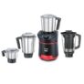 Prestige 1000 Watts Hercules with 4 Jars (3 Stainless Steel Jars + 1 Juicer Jar)| Juicing and Blending Jar with Sieve| Pure Copper Motor| Flow-Breaker Design |4 Super Efficient Blades| Red & Black