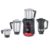 Prestige 1000 Watts Hercules with 4 Jars (3 Stainless Steel Jars + 1 Juicer Jar)| Juicing and Blending Jar with Sieve| Pure Copper Motor| Flow-Breaker Design |4 Super Efficient Blades| Red & Black