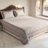 Linen and Loom Teal Geometric Queen Size Bedsheet with 2 Pillow Covers | Soft, Breathable & Bedding Set | Modern Diamond Pattern Room Decor (90 x 100 Inches)