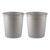 Bellavie Embassy Open Bin, Set Of 2, 11Litres, Silver