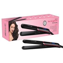 Groomiist Gshs-60 Ptc Heating Hair Straightener With Digital Display (Black)