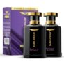 Park Avenue Luxury Perfume Gift Set For Men | 2 X 100Ml | Euphoria | Long Lasting Edp | Ambery Woody | Premium Fragrance