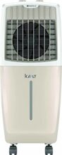 Havells Kalt 24L Personal Air Cooler For Home | Powerful Air Delivery | Low Noise, Knob Panel | Everlast Pump | 4 Way Air Deflection | High Density Honeycomb Pads | Heavy Duty (White/Champagne Gold)