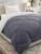 Monte Carlo Polyester Comforter Single Bed | 200 Gsm Lightweight & Reversible | Soft Quilt For Mild Winter | Easy Care All Season Comforter (Charcole) | 59 X 87 Inches