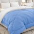 Monte Carlo Polyester Comforter Single Bed | 200 Gsm Lightweight & Reversible | Soft Quilt For Mild Winter | Easy Care All Season Comforter (Charcole) | 59 X 87 Inches