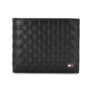 Tommy Hilfiger Men’s Global Coin Wallet Castell – Black | Leather | 1 Coin Pocket | 2 Compartments | 4 Card Slots