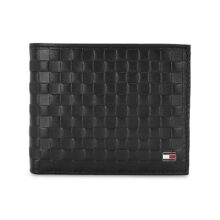 Tommy Hilfiger Men’s Global Coin Wallet Castell – Black | Leather | 1 Coin Pocket | 2 Compartments | 4 Card Slots