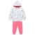 LuvLap Baby Boys Full Sleeve Hooded Sweatshirt & Pyjama Set Pack Of 1, Cotton Rich Fleece, Mint, M (3 to 6 Months)