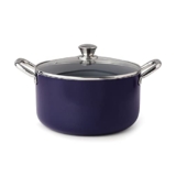Fackelmann Ceramic Nonstick Biryani Pot, Handi, Casserole W Glass Lid 30Cm | German Technology | Non-Toxic| Pfoa, Bpa & Nickel-Free | Induction Base – All Stoves | Even Heating | Pulao, Biryani