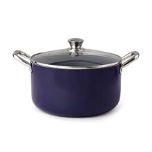 Fackelmann Ceramic Nonstick Biryani Pot, Handi, Casserole W Glass Lid 30Cm | German Technology | Non-Toxic| Pfoa, Bpa & Nickel-Free | Induction Base – All Stoves | Even Heating | Pulao, Biryani