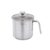 Praylady Stainless Steel Milk Boiler with Glass Lid (Hammered – Premium Textured Finish) | 2.5 LTR | 1mm Thick | Sandwich Bottom | Sleek Handle | BIS Certified | for Milk, Tea & Soup