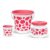 Milton Plastic Duplex Spa 3 Piece Set, Red | 25 Litres Bucket With Mug & Stool | Bathroom Accessory Set