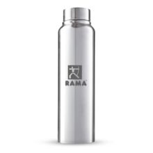 Rama Stainless Steel Water Bottle 950 Ml | 304 Food-Grade Stainless Steel | Leakproof, Rust-Proof, Durable | Lightweight Single Wall Bottle | Perfect For Home, Office, School, Gym & Travel