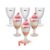 Treo by Milton Astoria Goblet 300 ml I Tall Dessert Bowls with Wide Mouth for Easy scooping Ideal for Serving Sundaes ice Cream or Layered Desserts I for cafes, Parties, or Treats at Home I Set of 6