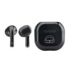 EKKO Earbeats T02 Truly Wireless in-Ear Earbuds with 10 Hours Playback Time, 10 MM Drivers, Quick Charging, Mass Bass (Black)