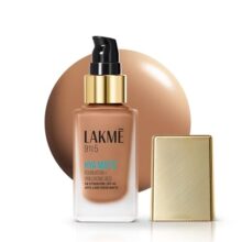 LAKMÉ 9to5 Hya Matte Foundation + Hyaluronic Acid Neutral Chestnut – 25ml, Full coverage liquid for all skin type