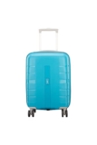 Vip Voyager Pro Ultra Strong Polypropylene Hard Sided Cabin Luggage Spinner Dual Wheels With Ergonomic Grip Handle (Cabin, 55Cm, Blue)