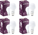 Bajaj Ivora HB LED Lamp 12W CDL B22 | Energy Efficient | Short CIRcuit & Open CIRcuit Protection | EnvIRonmental Friendly | IR, UV Free | LED Bulb For Home | (Pack Of 4) | 1 Yr Warranty