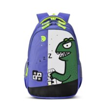 Gear Giant Monster Backpack 15″/20L Small Water Resistant School Bag/Casual Backpack/Daypack/Kids Bag For Boys/Girls (Blue-Green)