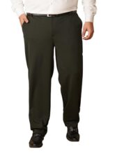 OOMPH! Luxury Lycra Stretchable Formal Pants for Men | Stylish Slim Fit Men’s Wear Trousers for Office or Party | Mens Fashion Dress Trouser Pant Pear Green