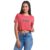 Spykar Women Round Neck Round Neck 3/4 Sleeves Slim Fit T-Shirts (Size: L)-WKT-02BBFT-011-TAN_Brown