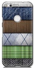 Amazon Brand – Solimo Designer Woven Fabric Design 3D Printed Hard Back Case Mobile Cover for Google Pixel
