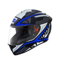 Studds Thunder Full Face Helmet D4 with Clear Visor (Matt Black N1, XL)