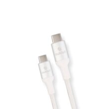 Auklet Type C to Type C Nylon braided Aluminium jacket,E-Mark Chip,1.2 meter,Superfast Charging 100 Watt,Data Sync Compatibility for Type C Laptops, iPhone 15,Samsung,Oneplus and others