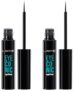 LAKMÉ Eyeconic Liquid Eye Liner, Black, Long Lasting Matte Waterproof Liner – Smudge Proof, Transfer Proof Eye Makeup for 24 hrs, 4.5 ml (Pack of 2)