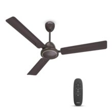 Havells 1200mm Ambrose DX BLDC Motor Ceiling Fan for Home | Remote Controlled, High Air Delivery Fan | 5 Star Rated, Upto 60% Energy Saving| Power: 380 RPM| 2 Year Warranty | (Pack of 1, Brown)