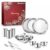 Wonderchef Harmony Premium Wedding Gift & Pooja Set | Plates, Bowls, Glasses, Spoons, Pooja Thali, Diya & Agarbatti Stand | Elegant Red Gift Box for Weddings, Festivals, Housewarmings