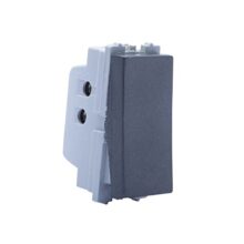 Wipro Northwest Nowa 6A One Way Switch, Silver Grey (pack of 10)