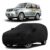 Sulfar 100% Water Resistant Car Body Cover Compatible with Mirror & Antenna Pockets for Tata Sumo Grande MK II (Triple Stitched, Full Bottom Elastic, Black)