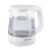 Amazon Basics 1.5 Litre Electric Glass Kettle | 1350W | 360° Swivel Base | Led Indicator | Dry Boil Protection |Auto Shut-Off & Overheat Protection | Multipurpose Travel Kettle