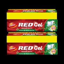 Dabur Red Ayurvedic Gel for Freshness ( Super Saver Pack) Toothpaste(600 g, Pack of 2)