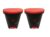 Cello Plastic Step-On Pedal Garbage Dustbin (50 L, red/red)
