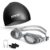 Viva Swimming Swimming Goggles Combo 614 & Swimming Cap With 2 Ear Plug, Nose Clip Swimming Kit