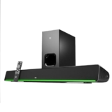 GOVO GoSurround 975 Pro, 400W Soundbar with 8” Subwoofer, 2.1 Channel Home Theatre, HDMI/AUX/USB/Bluetooth, 4 EQ Modes, LED Display & – Black