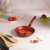 Cello Crown Induction Base Taper Fry Pan 22Cm, Maroon (Aluminium)