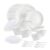 CELLO Tropical Lagoon Dazzle Series Opalware Dinner Set of 35 Pieces For Family of 6 | Bone-Ash Free & Leadfree Opal Glass, Microwave & Dishwasher Safe Plates & Bowls Crockery Set For Dining & Gifting
