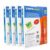 TNPL A4 Copier Paper, 75 GSM, Pack of 4 Reams (2000 Sheets), Office Paper for Printers and Copiers